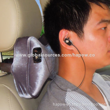 Bluetooth 4.0 car device handling phone calls inside the car, made with memory foam and Korea velvet